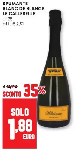 Pam Spumante blanc de blancs Le Calleselle offerta