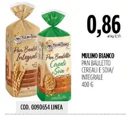 Carico Cash & Carry Mulino Bianco Pan Bauletto Cereali e Soia offerta