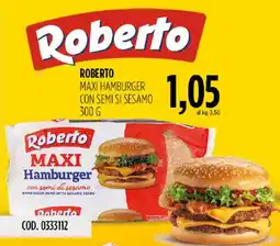 Carico Cash & Carry Roberto Maxi Hamburger con semi di sesamo offerta
