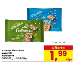 Interspar Cracker RisosuRiso assortiti Galbusera offerta