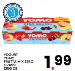 Interspar Yogurt Yomo frutta mix zero grassi offerta