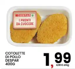 Interspar Cotolette di pollo Despar offerta