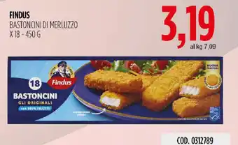 Findus bastoncini di merluzzo
