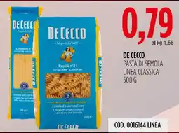 Carico Cash & Carry De Cecco pasta di semola linea classica offerta