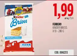 Carico Cash & Carry Ferrero Kinder Brioss offerta
