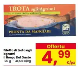 Interspar Filetto di trota agli agrumi Il Borgo Del Gusto offerta