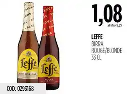Carico Cash & Carry Leffe birra rouge/blonde offerta