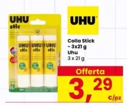 Interspar Colla Stick Uhu offerta