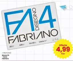Interspar Blocco F4 - liscio Fabriano offerta