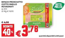 Pam Prosciutto cotto Snello offerta