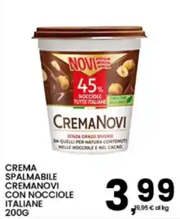 Interspar Crema spalmabile Cremanovi con nocciole italiane offerta