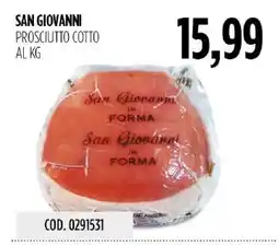 Carico Cash & Carry Prosciutto cotto San Giovanni offerta