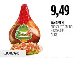 Carico Cash & Carry Prosciutto Crudo Nazionale San Gemini offerta