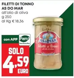Pam Filetti di tonno As do Mar all'olio di oliva offerta