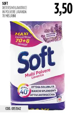 Carico Cash & Carry Soft Detersivo Lavatrice in Polvere Lavanda offerta