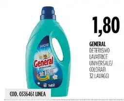 Carico Cash & Carry General detergente lavatrice universale offerta