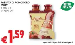 Pam Passata di pomodoro Mutti offerta