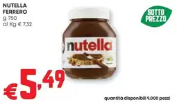 Pam Nutella Ferrero offerta