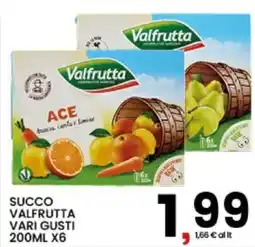 Interspar Succo Valfrutta vari gusti offerta
