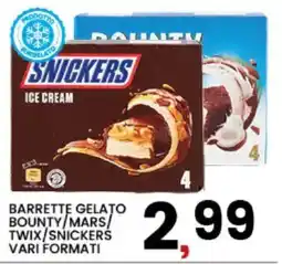 Interspar Barrette gelato Snickers offerta