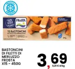 Interspar Bastoncini di filetti di merluzzo Frosta offerta
