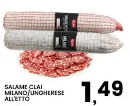 Interspar Salame Clai Milano/Ungherese offerta