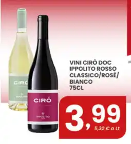 Despar Vini Cirò Doc Ippolito offerta