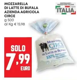 Pam Mozzarella di latte di bufala Circe offerta