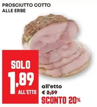 Prosciutto cotto alle erbe