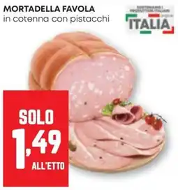 Pam Mortadella Favola in cotenna con pistacchi offerta
