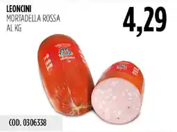 Carico Cash & Carry Leoncini Mortadella Rossa offerta