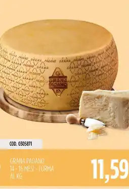 Carico Cash & Carry Grana Padano offerta
