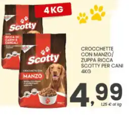 Despar Crocchette con manzo Scotty offerta