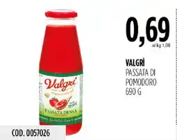 Carico Cash & Carry Valgrì passata di pomodoro offerta