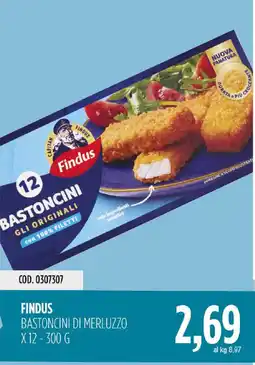 Carico Cash & Carry Findus bastoncini di merluzzo offerta