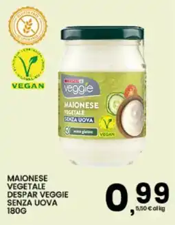Interspar Maionese vegetale Despar Veggie senza uova offerta