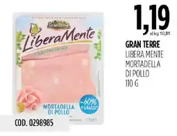 Carico Cash & Carry Gran Terre Libera Mente Mortadella di Pollo offerta