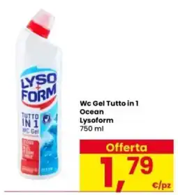Interspar Wc Gel Tutto in 1 Ocean Lysoform offerta