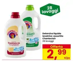 Interspar Detersivo liquido lavatrice assortito Chanteclair offerta