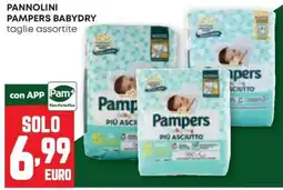Pam Pampers Babydry offerta