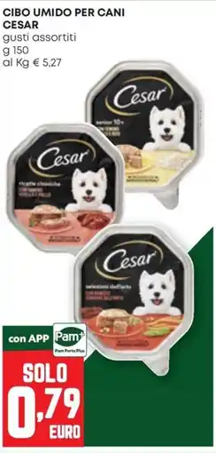 Pam Cibo umido per cani Cesar offerta