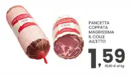 Despar Pancetta coppata magriSSima il colle all'etto offerta