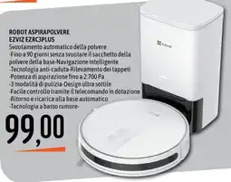 Emisfero Robot aspirapolvere Ezviz EZRC3PLUS offerta