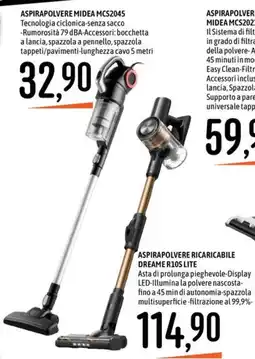 Emisfero Aspirapolvere Midea MCS2045 offerta