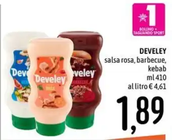 Develey salsa rosa, barbecue, kebab