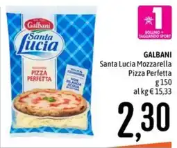 Emisfero Galbani Santa Lucia Mozzarella Pizza Perfetta offerta