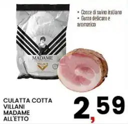 Interspar Culatta cotta Villani Madame all'etto offerta