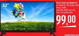 Emisfero TV 32" Staylux Smart TV offerta