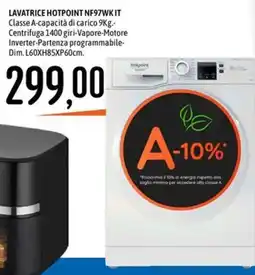 Emisfero Lavatrice Hotpoint offerta
