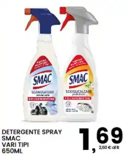 Interspar Detergente spray Smac vari tipi offerta